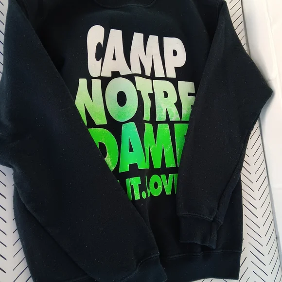 Vintage notre dame crew neck, kids large - Picture 6 of 6